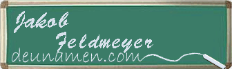 Jakob Feldmeyer Visitenkarte